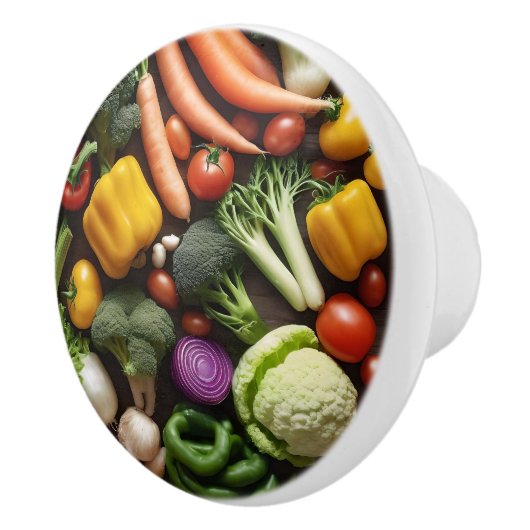 Plantaardige Aangepaste Keramische Knop (Rechts)