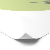Plantaardige Abstracte Lijnkunst Poster (Hoek)