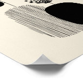 Plantaardige balans – Illustratie van een minimale Poster (Hoek)