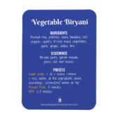 Plantaardige Biryani Recept Magnet voor Instant Po Magneet (Verticaal)