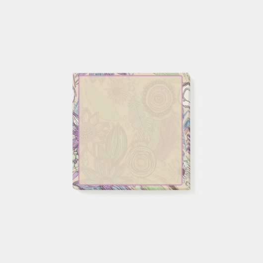 Plantaardige Bliss Post-it® Notes (Voorkant)