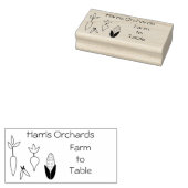 Plantaardige Boerderij aan de Stempel van de Lijst (Gestempeld)