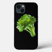 Plantaardige Broccoli Retro  Waterverf Graphi Case-Mate iPhone Case (Achterkant)