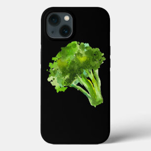 Plantaardige Broccoli Retro Waterverf Graphi Case-Mate iPhone Case