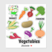Plantaardige Decal Sticker Sheets (Vel)