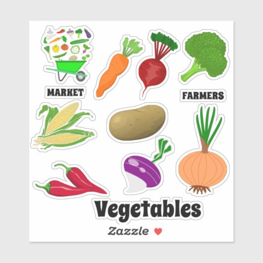 Plantaardige Decal Sticker Sheets (Vel)