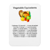 Plantaardige equivalenten Flexi Magnet Magneet (Verticaal)