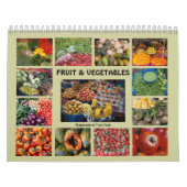 Plantaardige Fruit Food Wandkalender 2024 Kalender (Hoes)