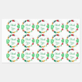 Plantaardige grens Dank u Labels (Vel)