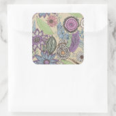 Plantaardige Hemel Vierkante Sticker (Tas)
