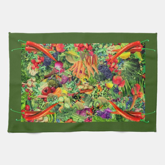 Plantaardige Inspiraties Keukenhanddoeken (Horizontaal)