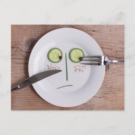 Plantaardige kant briefkaart (Voorkant)