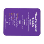 Plantaardige Khichdi Recept Magneet (Horizontaal)