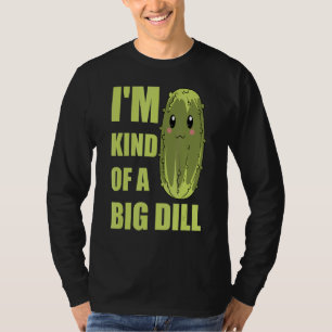 Plantaardige komkommer in een soort grote dille au t-shirt