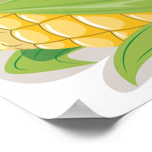 Plantaardige mandje poster (Hoek)