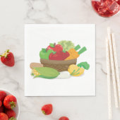 Plantaardige mandje servet (Insitu)