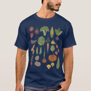 Plantaardige Mannen Vrouwen Gezonde Veggie Vegan G T-shirt