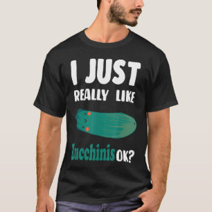 Plantaardige noedels van zucchini of pasteigroente t-shirt
