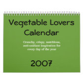 Plantaardige overs kalender (Hoes)