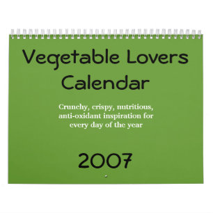 Plantaardige overs kalender
