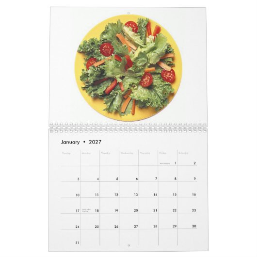 Plantaardige overs kalender (Jan 2027)