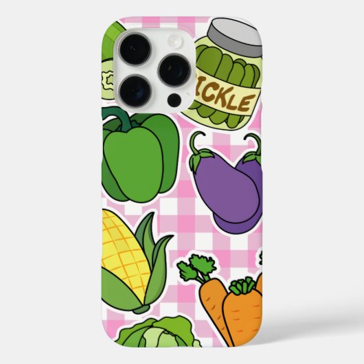 Plantaardige Patroon iPhone 16 Pro Hoesje. Case-Mate iPhone Case (Achterkant)