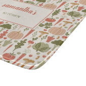 Plantaardige Patroon Vegetarische Gepersonaliseerd Snijplank (Hoek)