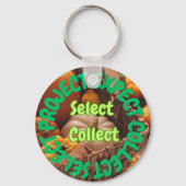 Plantaardige pictogramsleutelringen – Selecteer Pr Sleutelhanger (Voorkant)