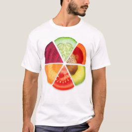 Plantaardige plakken t-shirt