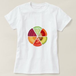 Plantaardige plakken t-shirt