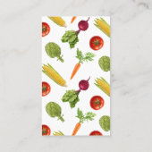 Plantaardige producten Boerderij Visitekaartje (Achterkant)