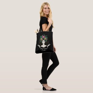 Plantaardige Schepper Veganistische Godin Botanisc Tote Bag