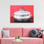 Plantaardige schotel van Carl Linnaeus Canvas Afdruk (Insitu (Woonkamer))