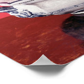 Plantaardige schotel van Carl Linnaeus Poster (Hoek)