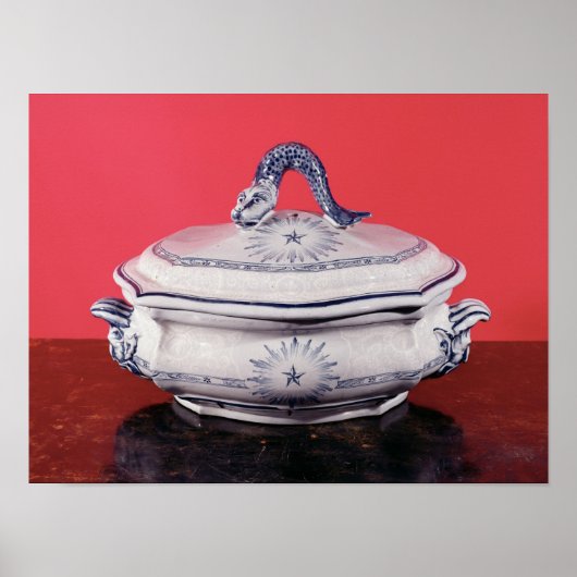 Plantaardige schotel van Carl Linnaeus Poster (Voorkant)