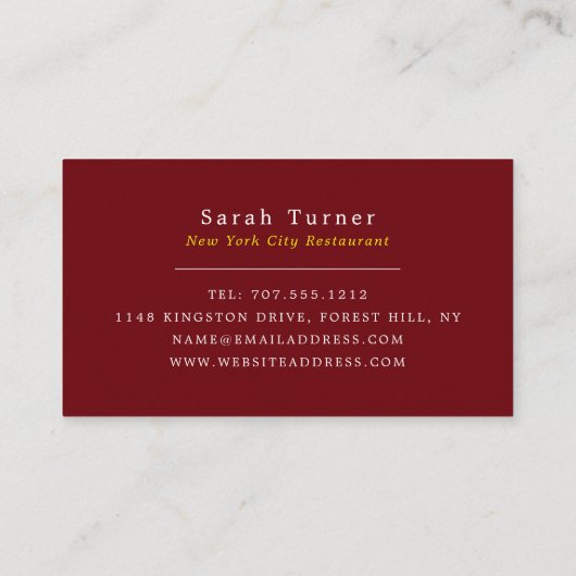 Plantaardige selectie, kaak, koken visitekaartje (Achterkant)