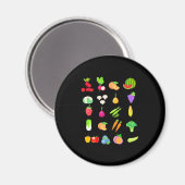 Plantaardige soorten magneet (Voorkant / Achterkant)