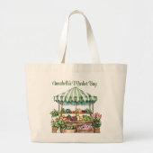 Plantaardige Stand Art Canvas tas (Voorkant)