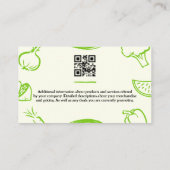 Plantaardige tekeningen | Cultuur Visitekaartje (Achterkant)