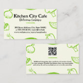 Plantaardige tekeningen | Cultuur Visitekaartje (Voorkant / Achterkant)