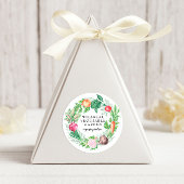 Plantaardige Tuin Biologisch Boerderij Ronde Sticker