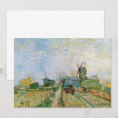 Plantaardige tuin in Montmartre door Vincent van G (Voorkant / Achterkant)