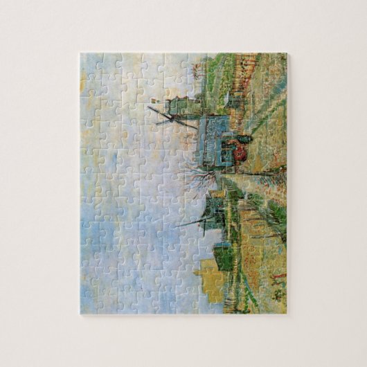 Plantaardige tuin in Montmartre door Vincent van G Legpuzzel (Verticaal)