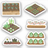 Plantaardige Tuin Stickers (Voorkant)