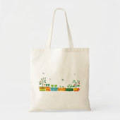 Plantaardige tuinhaven tote bag (Voorkant)