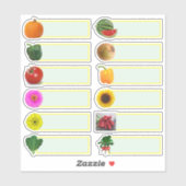 Plantaardige Tuinman Seed Saver Stickers (Vel)