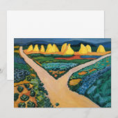 Plantaardige velden tegen August Macke, fijne kun (Voorkant / Achterkant)