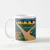 Plantaardige velden tegen August Macke,  fijne kun Koffiemok (Links)