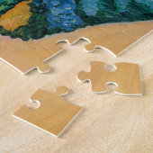 Plantaardige velden tegen August Macke,  fijne kun Legpuzzel (Zijkant)