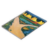 Plantaardige velden tegen August Macke,  fijne kun Notitieboek (Linkerzijde)